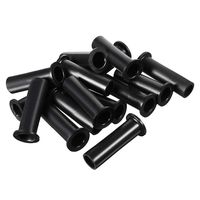 uxcell 15 Pcs PVC Strain Relief Cord Boot Protector Cable Sleeve Hose 49mm Long