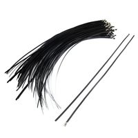 Uxcell PVC Sprayed Self Locking Cable Ties/Wire Strap, 4.6 x 500 mm, 100 Piece