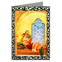 Twelve Notecards of But Leave The Wise To Wrangle Illustrations by Willy Pogany from Edward Fitzgeralds Rubaiyat Of Omar Khayyam