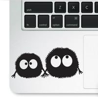 Soot Sprite Cute Trackpad, MacBook Decal, Laptop Sticker Compatible with All MacBook Pro, Retina and Air Models