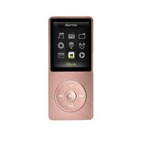 AGPtEK A02 8GB MP3 Player, Supports up to 32GB, Rose-Gold