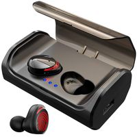 Wireless Earbuds, HolyHigh Bluetooth 5.0 Headphones with 3000mAH Charging Case,120H Playtime Deep Bass Noise Cancellation Waterproof Earphones, in-Ear Headset with Built-in Mic for iPhone Android
