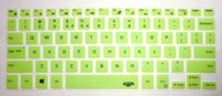 BingoBuy US Layout Keyboard Protector Skin Cover for Dell Inspiron 13-7347 13-7348 13-7359 13-7352 13-7353 15-7547 15-7548 XPS 13-9343 13-9350 13-9360 with BingoBuy Credit Card Case (semi-Green)