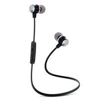 Bluetooth Earphones with Microphone, BYZ1 Bluetooth V4.2 Wireless Headphones in Ear Earbuds Deep Bass HiFi Stereo Sound, 8 Hrs Playtime for Travel, Work (Black)