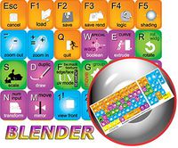 BLENDER KEYBOARD STICKER