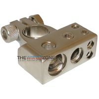 Earthquake Sound UBT0488 Platinum Plated Universal Positive or Negative 0/4/8/8 Gauge Battery Terminal