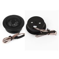 uxcell Pair Car Black Stereo Audio Loud Music Speaker Dome Tweeters 800W DC 12V