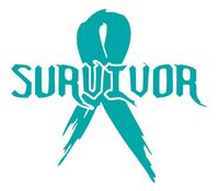 UR Impressions Teal Cancer Survivor Ribbon Decal Vinyl Sticker Graphics for Cars Trucks SUV Vans Walls Windows Laptop Tablet|Teal|5.5 Inch|JJURI025-T
