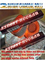 2 INSTANT CHARCOAL ROLLS, GOOD FOR HOOKAH AND CHURCH AND CEREMONY