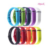 riyueming Compatible for Fitbit Flex Wristband,Replacement Accessory with Metal Clasp for Fitbit Flex Bracelet Sport Arm Band No Tracker (10PCS-Large- $ 10.99, Large)