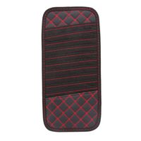 uxcell Red Black Car Sun Visor 11 Disc Sunshade CD DVD Card Case Storage Bag Holder