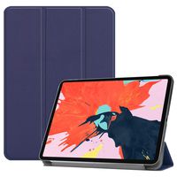 for iPad Pro 12.9 inch 2018 Case,salaheiyodd Ultra Slim Lightweight Smart Trifold Stand Cover with Magnetic Auto Wake & Sleep Function/Soft TPU Back Covers for iPad Pro 12.9 inch 2018 (Dark Blue)
