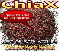 ChiaX - Organic Chia Seed/Flax Seed Bulk Blend (8 oz - 1/2 lb)