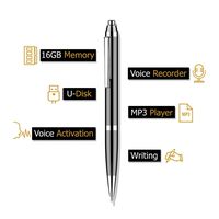 DSLeo 16Gb Digital Voice Recorder Voice Activated Recorder with Playback, Small Tape Recorder for Lectures, Meetings, Interviews, Audio Recorder with USB