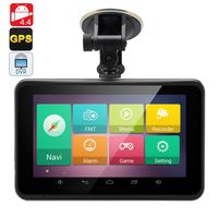Navigateur GPS 7 pouces + Dashcam / Android 4.4 / Touchscreen / Trnsmetteur FM / Wi-Fi / Desnav*