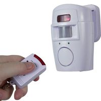2-in-1 Motion Sensor Alarm Chime Alert Security Key Chain Door Hallway Driveway