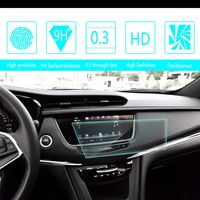 8X-SPEED for 2016 2017 2018 Cadillac XT5 Car Navigation Screen Protector HD Clarity 9H Tempered Glass Anti-Scratch, in-Dash Media Touch Screen GPS Display Protective Film