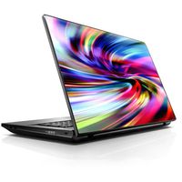 15 15.6 inch Laptop Notebook Skin vinyl Sticker Cover Decal Fits 13.3" 14" 15.6" 16" HP Lenovo Apple Mac Dell Compaq Asus Acer / color swirls trippy