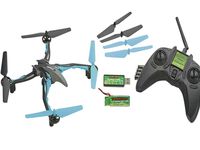 Dromida Ominus Unmanned Aerial Vehicle (UAV) Quadcopter Ready-to-Fly (RTF) Drone with Radio System, Batteries and USB Charger (Blue)