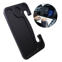 KIKIGOAL Portable Car Laptop Desk and Steering Wheel Tray Multi Tray/Stand Work Dining Table (Black)