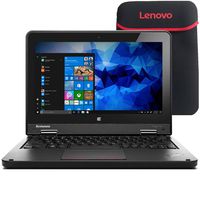 Lenovo 11.6" ThinkPad Yoga 11e Multi-Touch 2-in-1 Touchscreen Laptop (4GB RAM, 500GB Hard Drive, Intel Core M, Windows 10) + Lenovo Fitted Sleeve Case (Renewed)