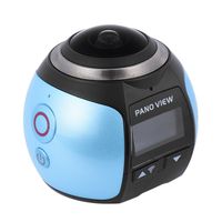 Andoer 360 DVR Panorama Camera Wifi Fisheye Film Source Panorama Camera 2448P 30FPS 16M for Virtual Glasses VR Action Sports Outdoor Activities Camera Camcorder
