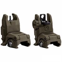 Magpul MBUS Front & Rear Flip Up Backup Sight GEN 2 - 247-248 - Olive Drab Green