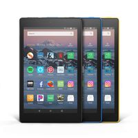 Fire HD 8 3-Pack, 16GB - Includes Special Offers (Black/Marine Blue/Canary Yellow)