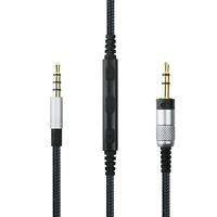 NewFantasia Replacement Cable Compatible with Focal Listen Closed, Focal Listen Wireless Over-Ear Headphones, Remote Volume Control Mic Compatible with iPhone iPod ipad Apple Devices