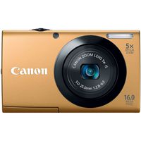 Canon PowerShot A3400 IS 16.0 MP Digital Camera with 5x Optical Image Stabilized Zoom 28mm Wide-Angle Lens with 720p HD Video Recording and 3.0-Inch Touch Panel LCD (Gold)