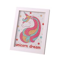 NEILDEN Fancy DIY 5d Diamond Painting Kits Mosaic Making with White Frame for Kids Gems Painting