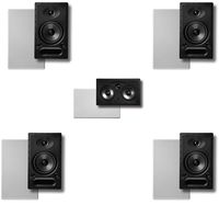 Polk In-wall Surround System: Pair of 65-rt, One 255c-rt, Pair 65-rt Rear