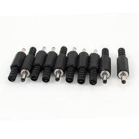 uxcell New Spare Parts 3.5mm x 1.35mm DC Power Male Jack Connector 10pcs