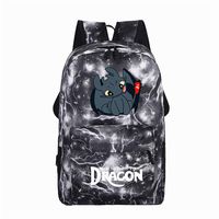 How To Train Your Dragon Lightweight Night Fury Backpack Laptop Bag