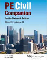 PE Civil Companion for the Sixteenth Edition