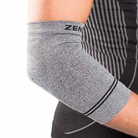 Zensah Compression Tennis Elbow Sleeve for Elbow Tendonitis, Tennis Elbow, Golfer's Elbow - Elbow Support, Elbow Brace,Medium,Heather Grey