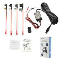 Meknic Dash Cam Hardwire Kit, 11FT Mini USB Hard Wire Kit Fuse for Car Dash Camera,12V-30V to 5V 2A Hardwire Dash Cam Kit with Battery Protection,Gift 4 Fuse Tap Cables(Operation Manual Included)