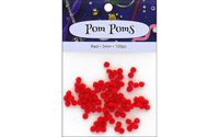 PA Essentials ADB1858-VP.8 Pom 3mm Pkg 100pc Red