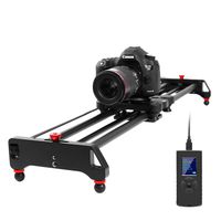 GVM Motorized Camera Slider Time Lapse and Video Shot, with Remote Controller, 120 Degree Panoramic Shooting 31" 80cm, Track Dolly Sliders Rail System with Motorized