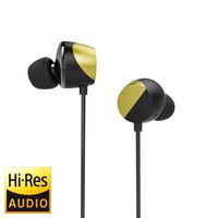 TUNAI Drum Hi-Resolution Audiophile in-Ear Earbud Headphones - Powerful Bass and Lively Sound Stage with Improved Noise Isolation; Comfortable for Workout, Running and Great for Gaming (Meadow Green)