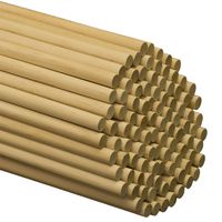 Wooden Dowel Rods 1/2" x 12" - Bag of 25