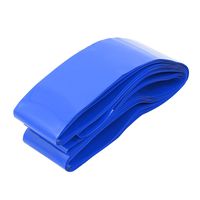uxcell 36mm Dimeter 12M Length Blue PVC Heat Shrink Tubing for AAA Battery Pack