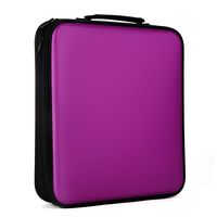 DVD Case, COOFIT CD Case Holder DVD Storage Case CD Wallet 160 Capacity CD Case for Car