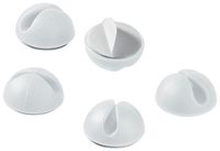 Yonger Cable Clips Desktop Cable Organizer Wire Clips Self Adhesive Cord Holders for Computer,Electrical, Charging or Mouse Cord,White (5 Pcs)