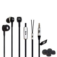 JBL Signature Stereo Headset with Mic Play & Pause Button - 3.5mm Jack Universal W/Extra Ear Gel for iOS & Android