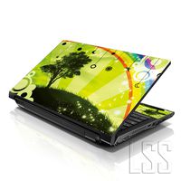 LSS 15 15.6 inch Laptop Notebook Skin Sticker Cover Art Decal Fits 13.3" 14" 15.6" 16" HP Dell Lenovo Apple Asus Acer Compaq (Free 2 Wrist Pad Included) Rainbow Harmony
