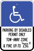ZING Green 2686 ZING Eco Parking Sign, 18X12, EGP