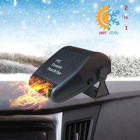 Car Heater - 2 in 1 Portable 12V 150W High Power Fast Heating & Cooling Fan Defrost Defogger, for Automobile Windscreen