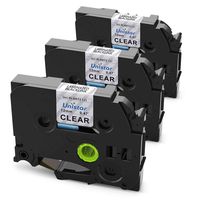 Replace P Touch TZ Tape, TZE Tape 12mm 0.47 Clear Label Tape TZe-131 TZe131 TZ131 Laminated Black on Clear Replacement for Brother Label Maker PTD210 PT1880 PTH110 PTD400 PT1830 PTD600， by Unistar