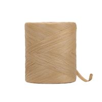 HRX Package Raffia Paper Craft Ribbon, 218 Yards by 1/4 inch Width Kraft Matte Paper Ribbon  for Christmas Gifts, Craft DIY Supply, Wrapping Hanging Tags (Kraft)